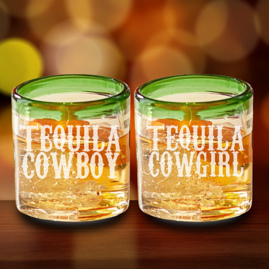 Western Tequila Margarita Glass