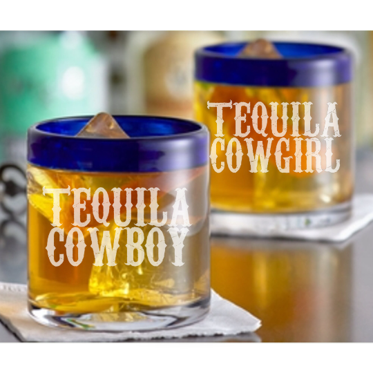 Western Tequila Margarita Glass