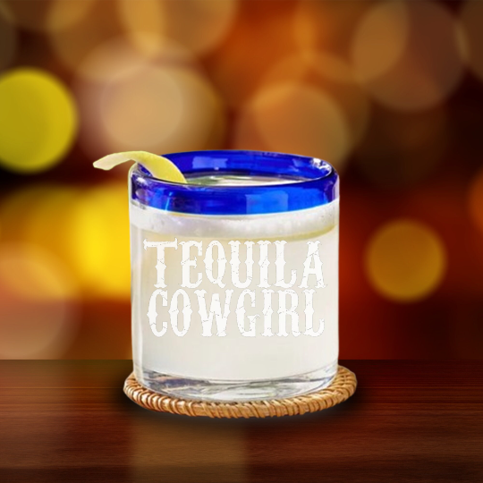 Western Tequila Margarita Glass