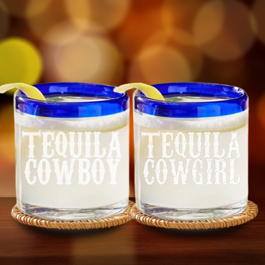 Western Tequila Margarita Glass