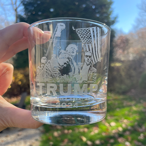 Photo Engraved Trump 2024 Presidential Election Gift