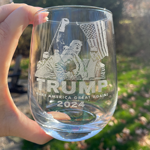 Photo Engraved Trump 2024 Presidential Election Gift