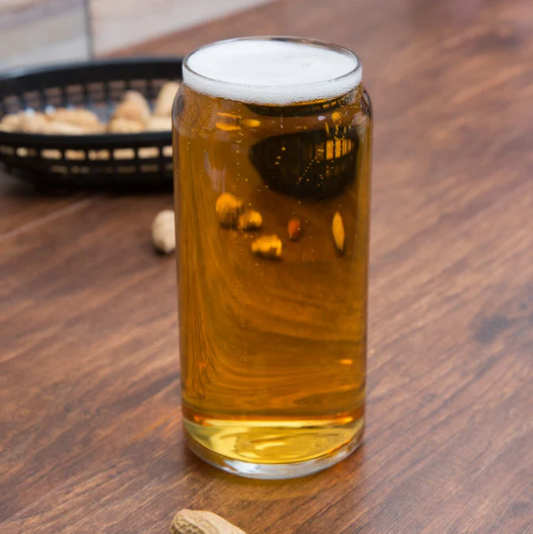 Photo Engraved Beer Can Glass