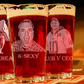 Personalized Photo Engraved Pint Glass